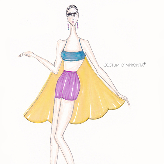 Cristina Bonucci fashion sketches