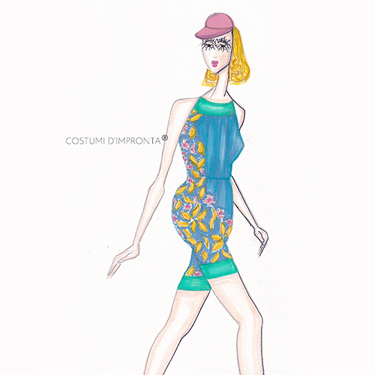 Cristina Bonucci fashion sketches
