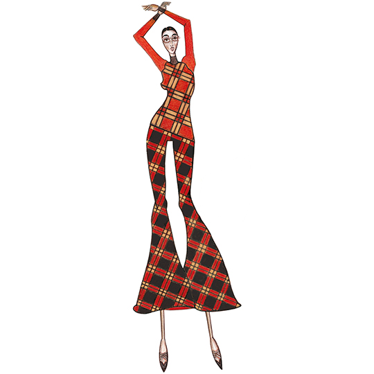 Cristina Bonucci fashion sketches