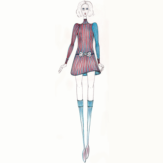 Cristina Bonucci fashion sketches